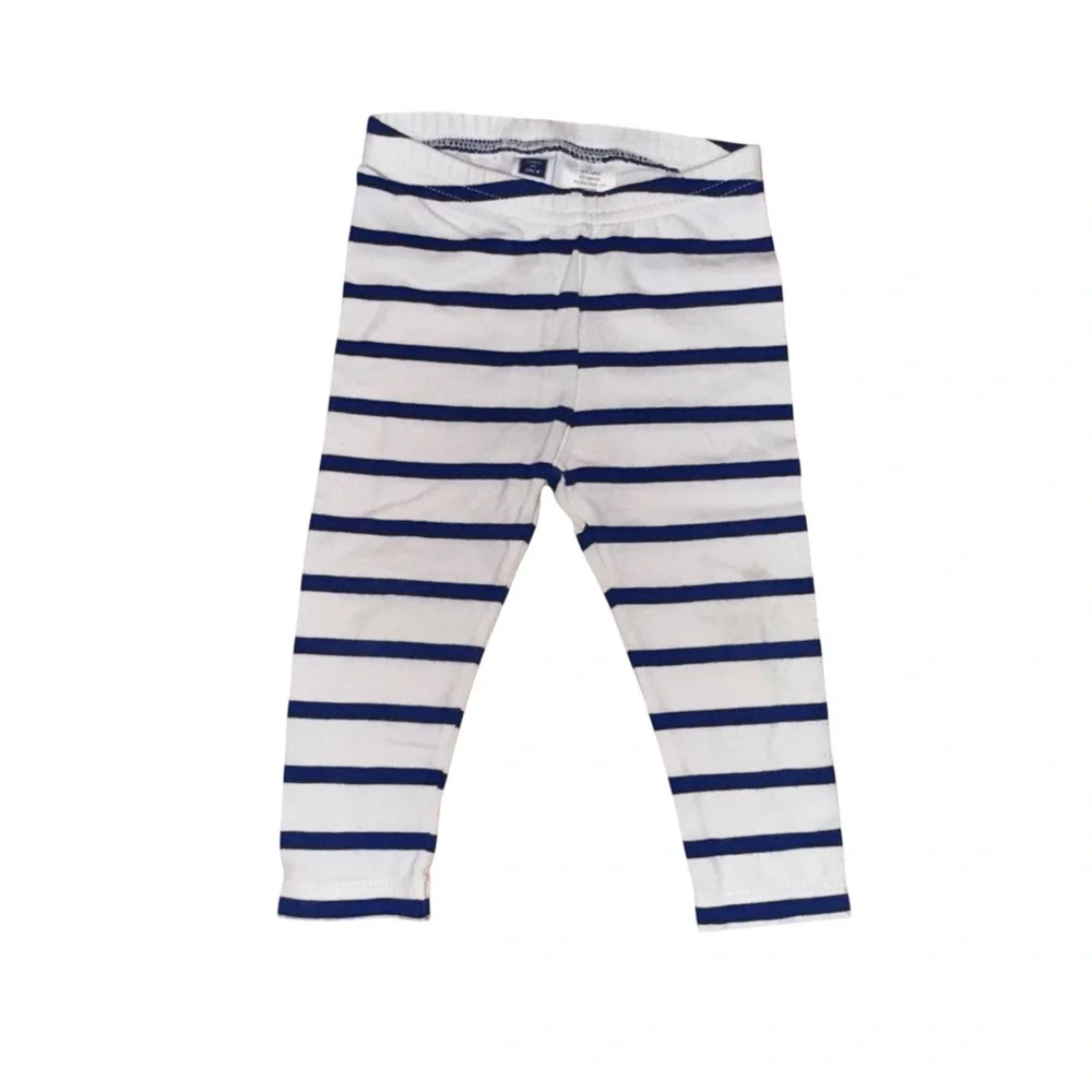 Janie and Jack Outfit Blue and White Size 6-12 Months